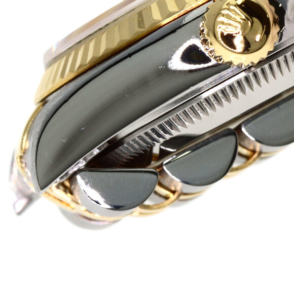 Rolex 69173G Datejust 10P Diamond Watch Stainless Steel/SSx18KYG Women's ROLEX - Picture 12 of 16